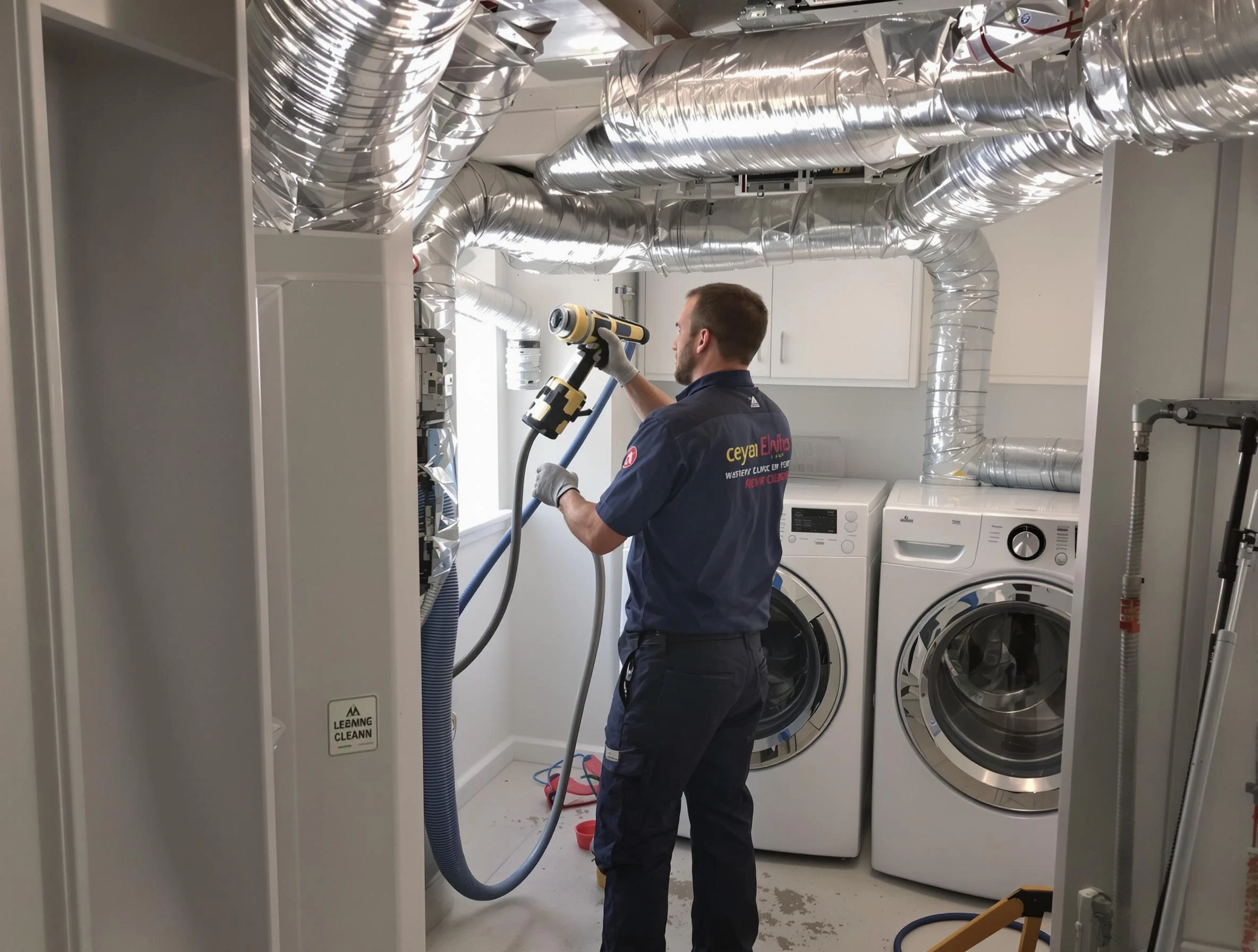 Lochbuie Dryer Vent Cleaning specialist using advanced equipment for thorough duct cleaning in Lochbuie
